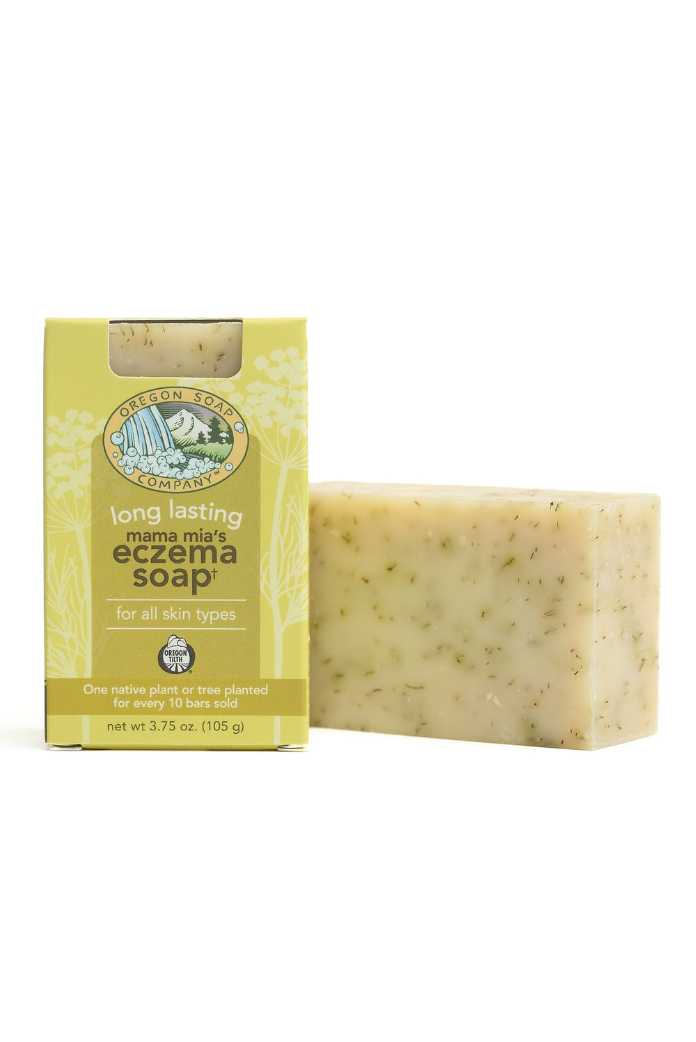 Mama Mia's Eczema Relief Bar:  All Natural. Certified Organic. Non-toxic Bar Soap