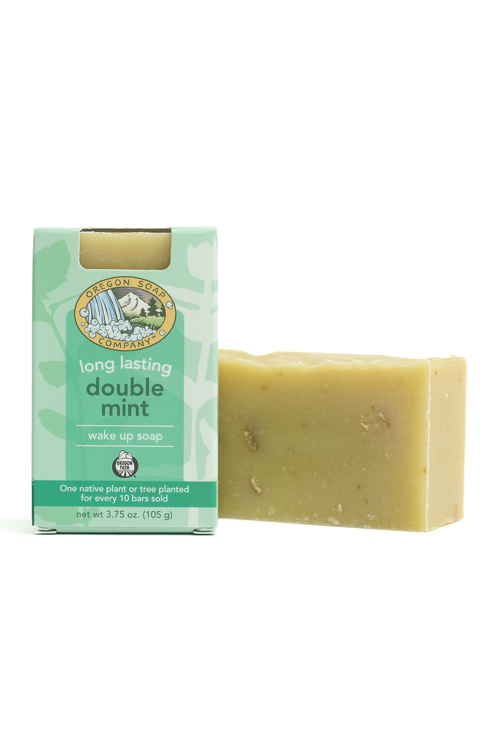 Double Mint Bar:  All Natural. Certified Organic. Non-toxic Bar Soap