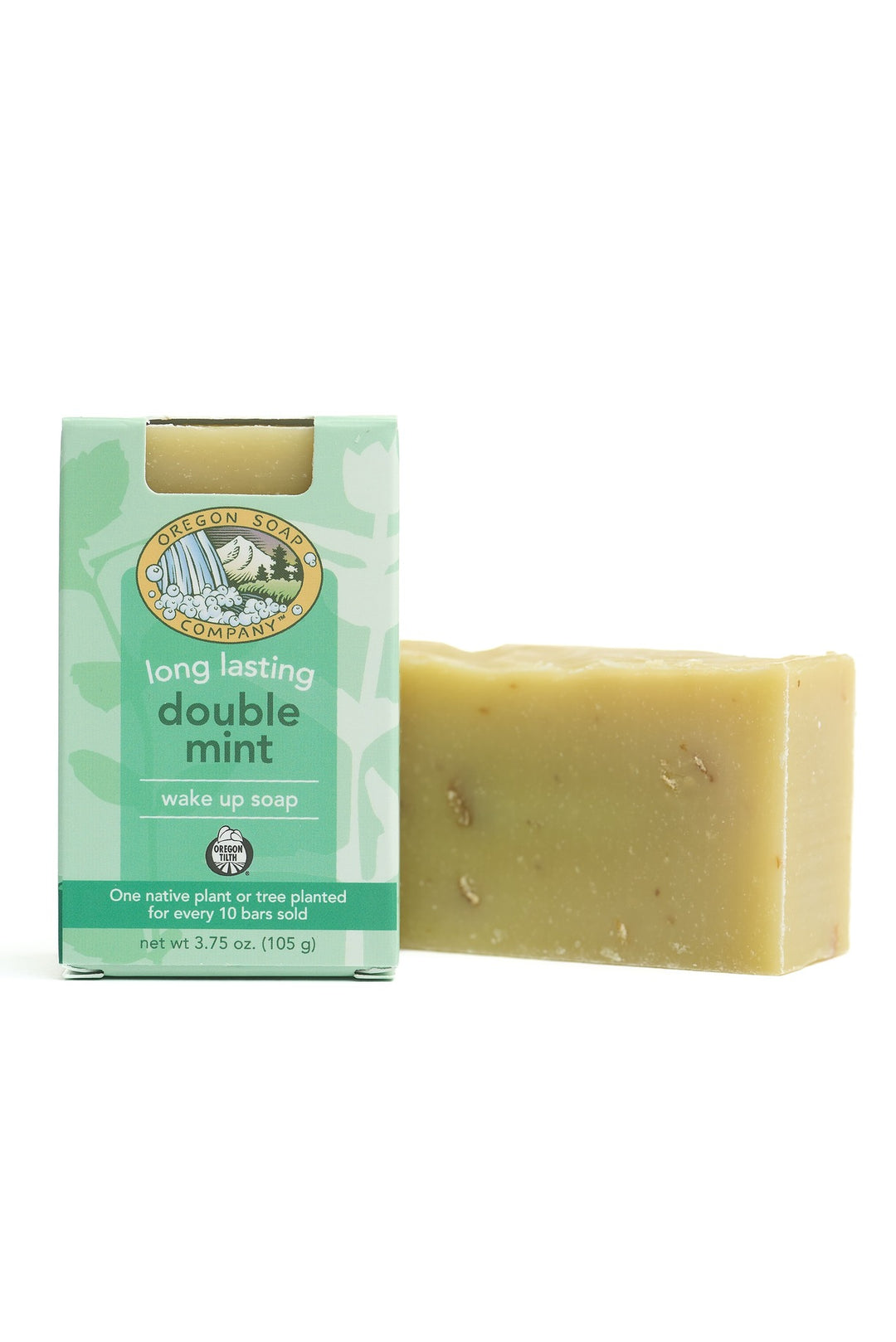 Double Mint Bar:  All Natural. Certified Organic. Non-toxic Bar Soap