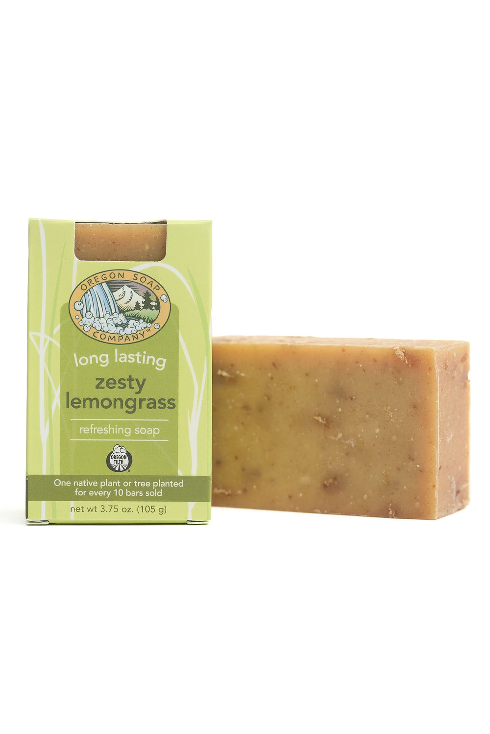 Zesty Lemongrass Bar:  All Natural. Certified Organic. Non-toxic Bar Soap