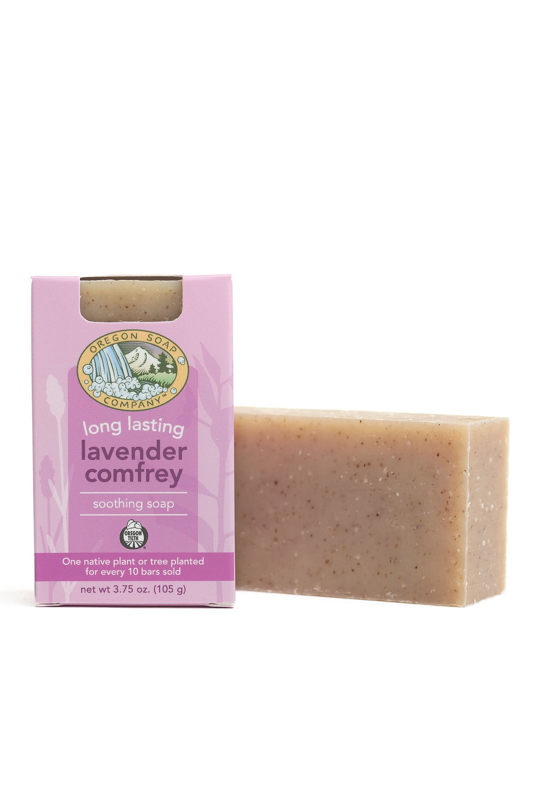 Lavender Comfrey Bar:  All Natural. Certified Organic. Non-toxic Bar Soap