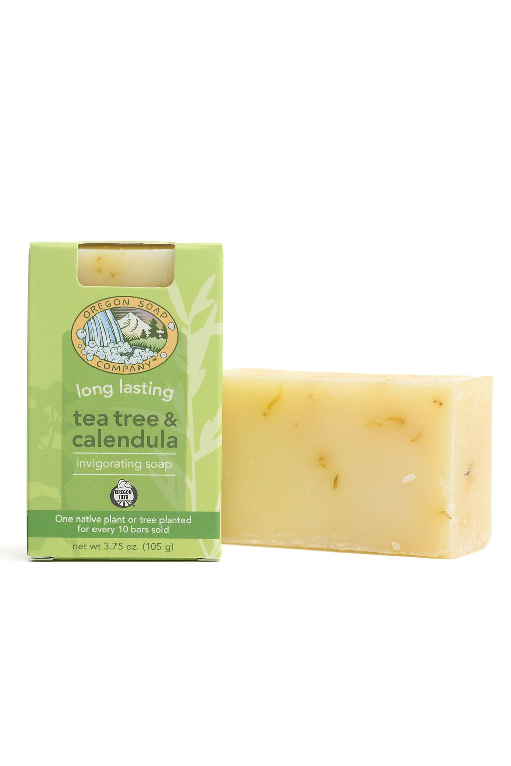 Tea Tree & Calendula Bar:  All Natural. Certified Organic. Non-toxic Bar Soap
