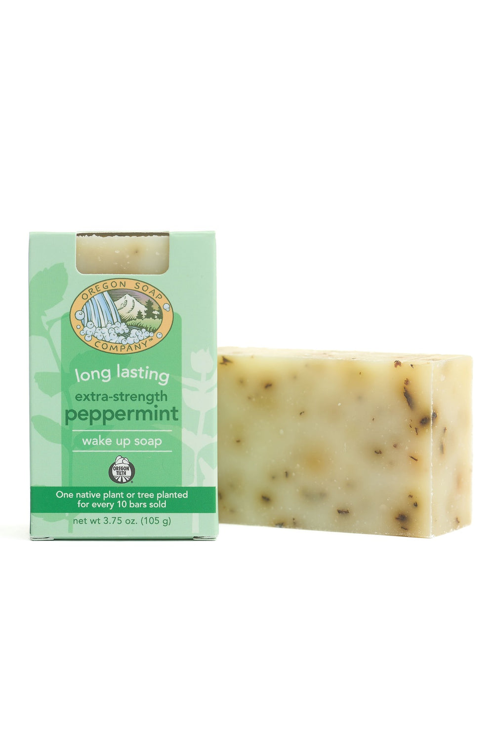 Extra Strength Peppermint Bar:  All Natural. Certified Organic. Non-toxic Bar Soap