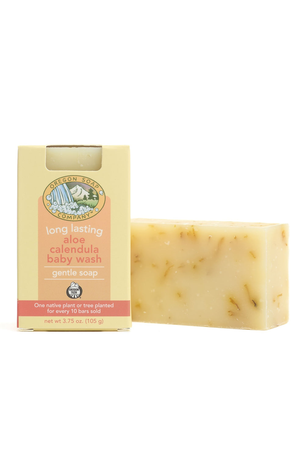 Aloe & Calendula Baby Bar:  All Natural. Certified Organic. Non-toxic Bar Soap