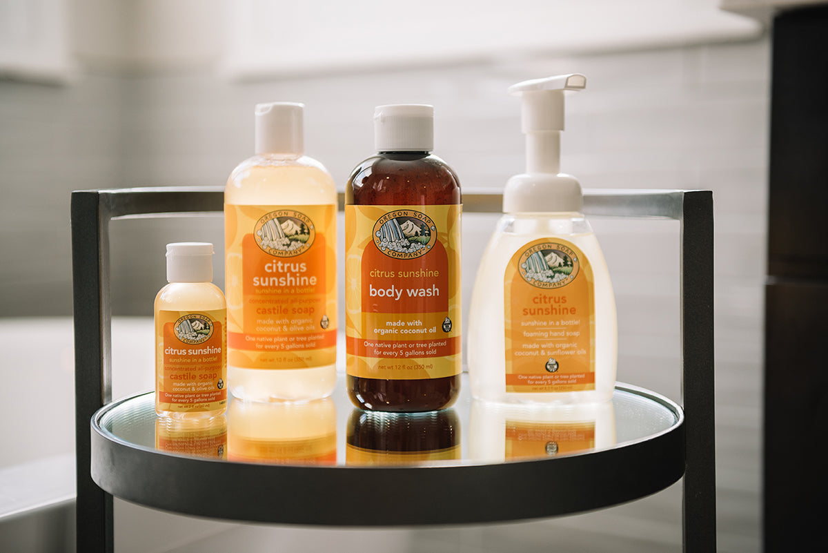 The Citrus Sunshine Complete Collection All Natural Organic Castile Ha –  Oregon Soap Company