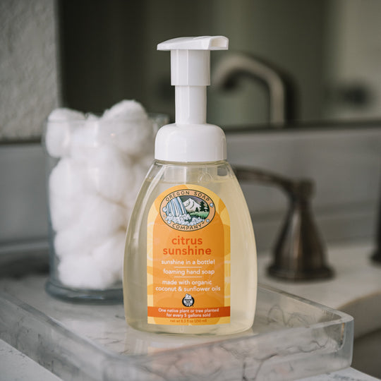 Citrus Sunshine Foaming All Natural Organic Hand Wash