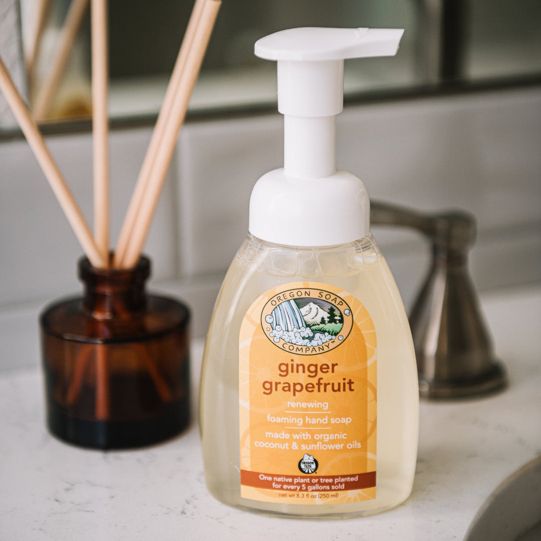 Ginger Grapefruit Foaming All Natural Organic Hand Wash