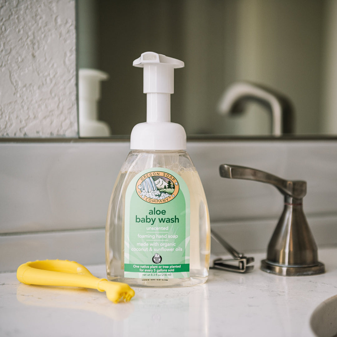 Aloe Baby Wash Foaming All Natural Organic Hand Wash