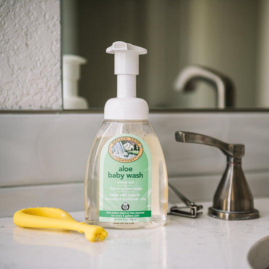 Aloe Baby Wash Foaming All Natural Organic Hand Wash