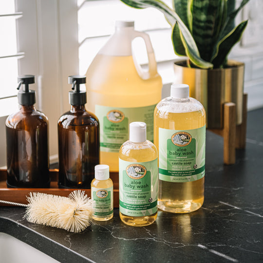 Aloe Baby Wash Liquid Organic Castile Soap