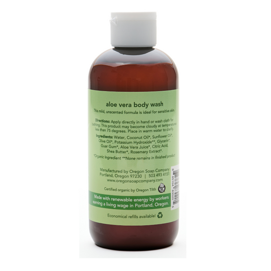 Aloe Vera Natural Organic Body Wash