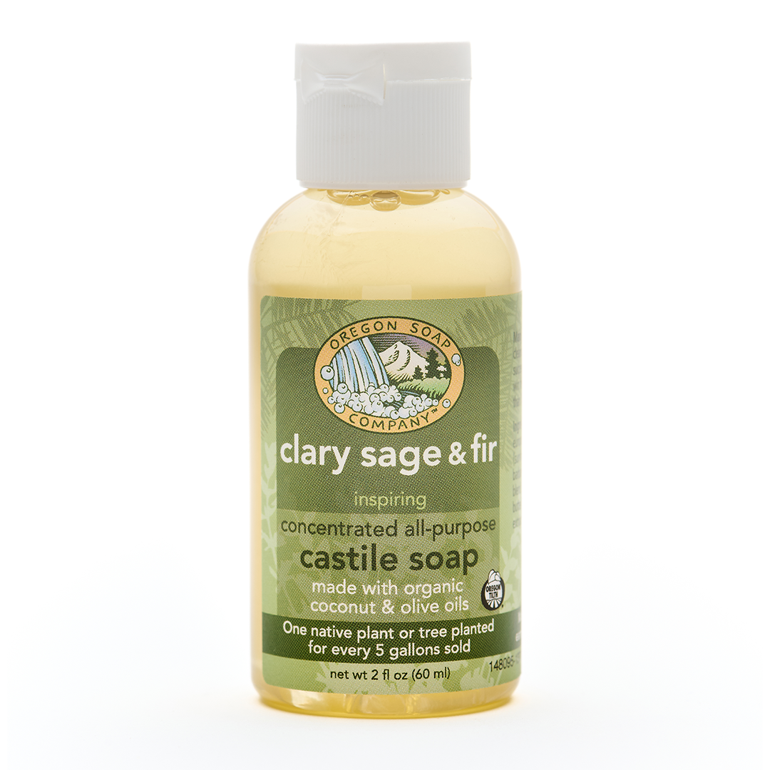 Clary Sage & Fir 2oz Travel Soap - Organic