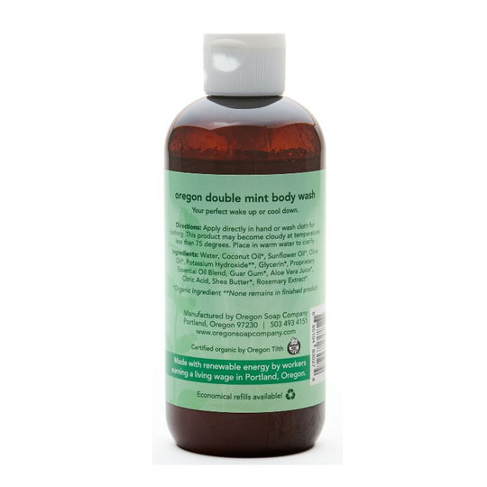 Oregon Double Mint Natural Organic Body Wash
