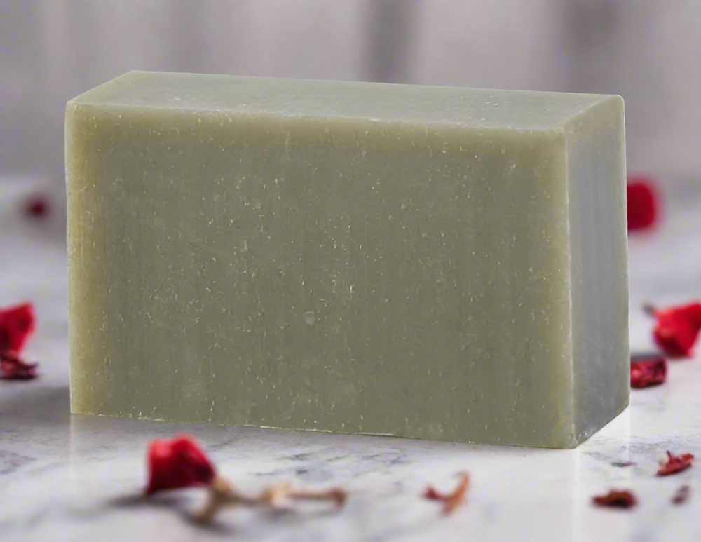 French Clay & Geranium Bar:  All Natural. Certified Organic. Non-toxic Bar Soap