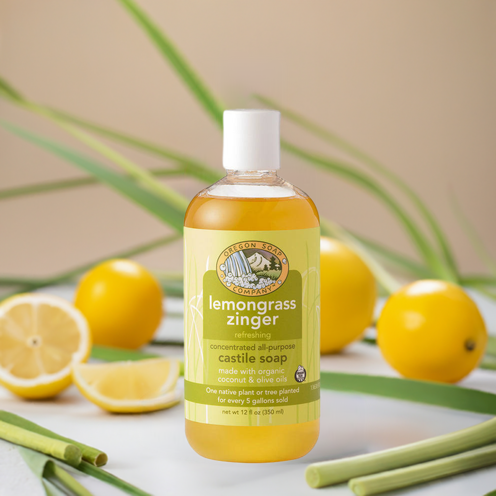 Lemongrass Zinger Liquid Organic Castile Soap