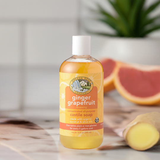 Ginger Grapefruit Liquid Organic Castile Soap