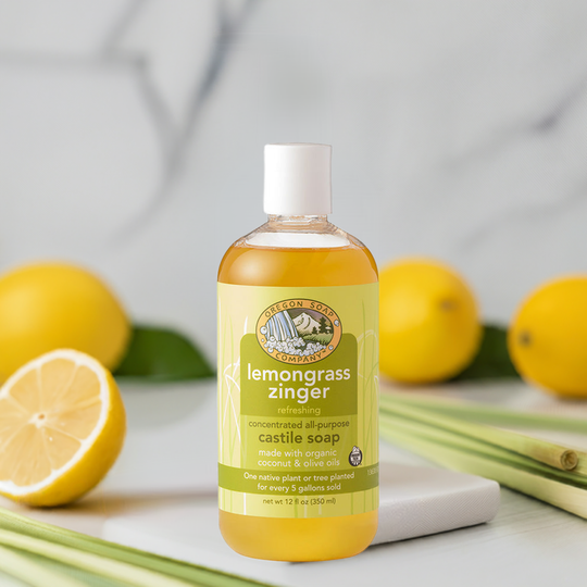 Lemongrass Zinger Liquid Organic Castile Soap