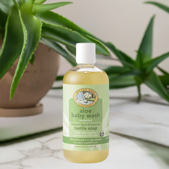 Aloe Baby Wash Liquid Organic Castile Soap