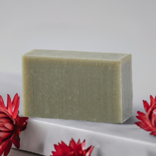 French Clay & Geranium Bar:  All Natural. Certified Organic. Non-toxic Bar Soap