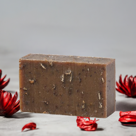 Cinnamon & Aloe Handscrub Bar:  All Natural. Certified Organic. Non-toxic Bar Soap