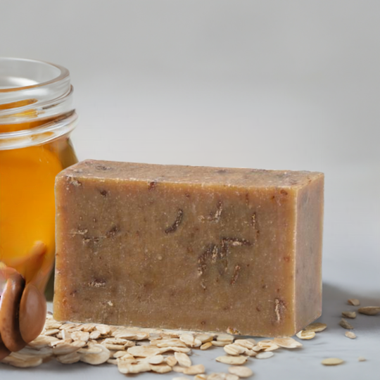 Honey Oatmeal Bar:  All Natural. Certified Organic. Non-toxic Bar Soap