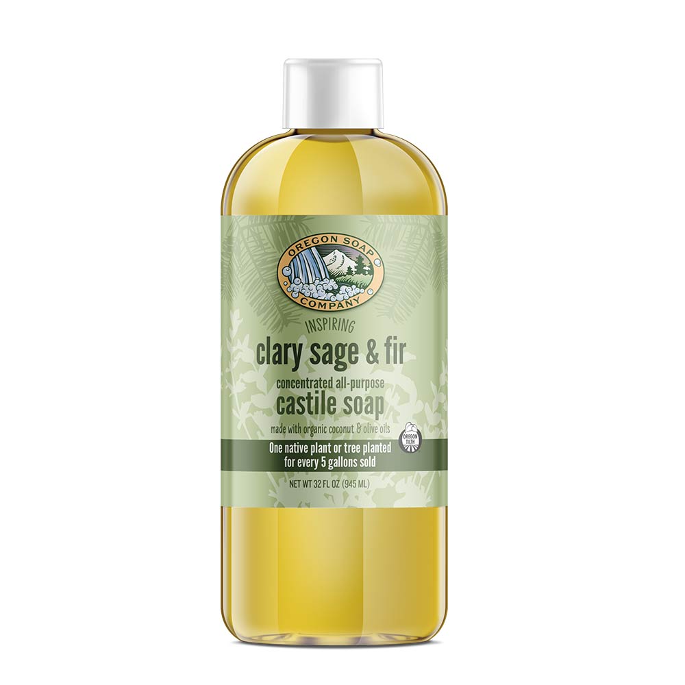 Clary Sage & Fir Liquid Organic Castile Soap
