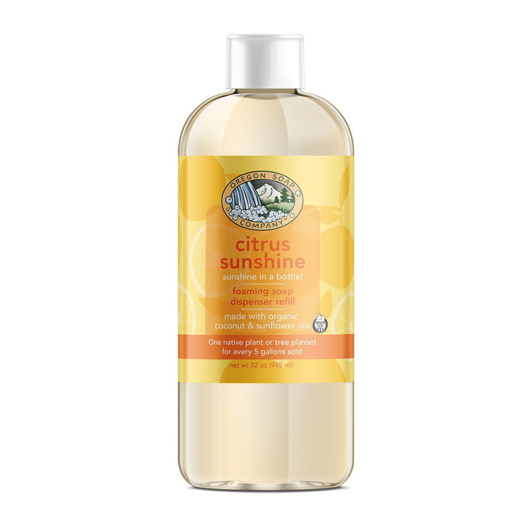 Citrus Sunshine Foaming All Natural Organic Hand Wash