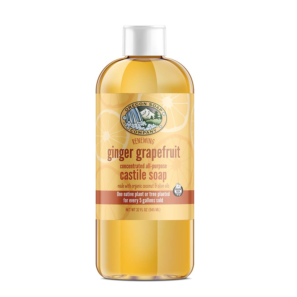 Ginger Grapefruit Liquid Organic Castile Soap