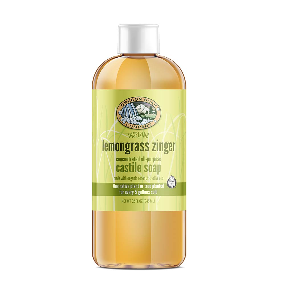 Lemongrass Zinger Liquid Organic Castile Soap