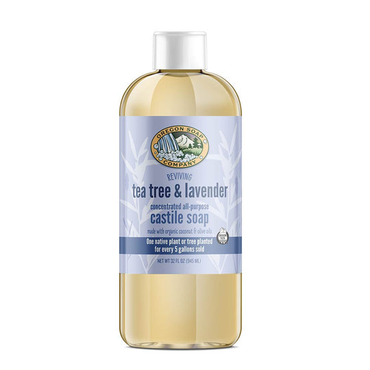 Tea Tree & Lavender Liquid Organic Castile Soap