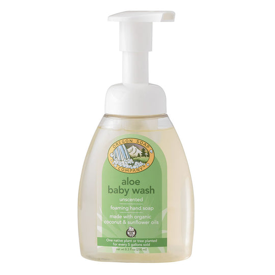Aloe Baby Wash Foaming All Natural Organic Hand Wash