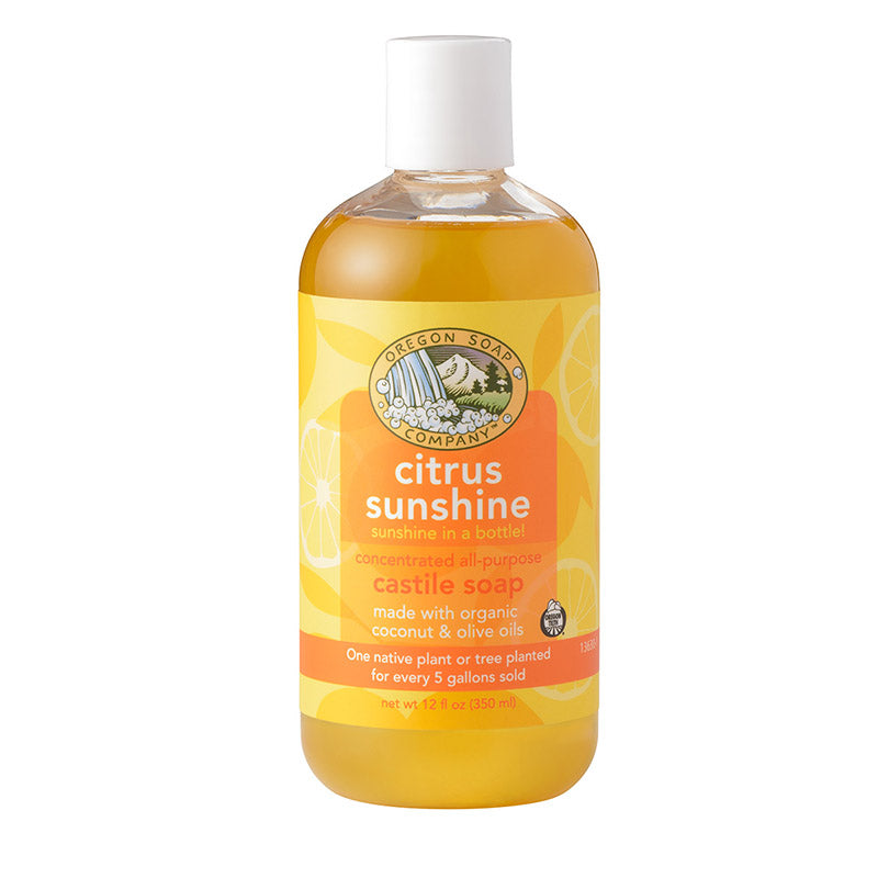 Citrus Sunshine Liquid Organic Castile Soap