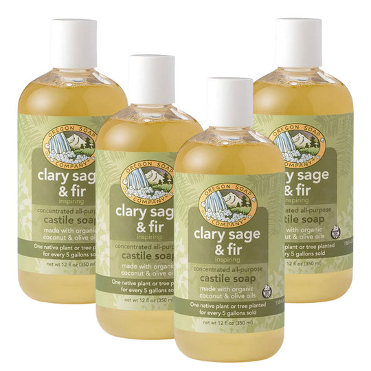 Clary Sage & Fir Liquid Organic Castile Soap