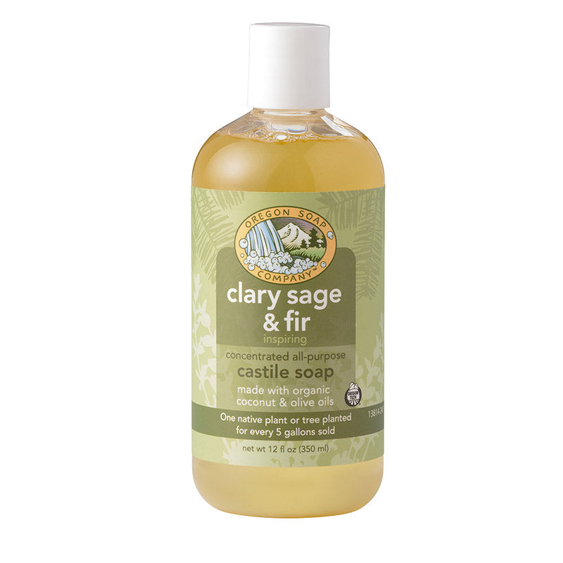 Clary Sage & Fir Liquid Organic Castile Soap