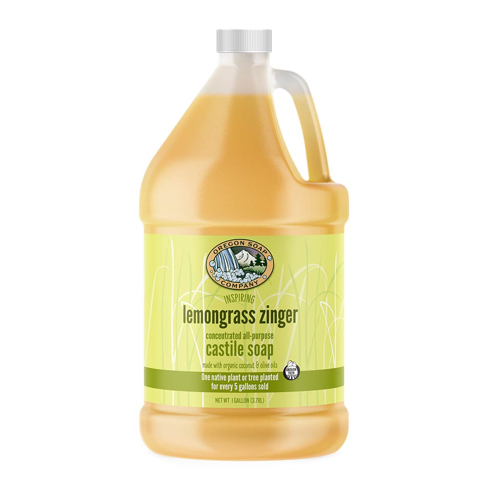 Lemongrass Zinger Liquid Organic Castile Soap