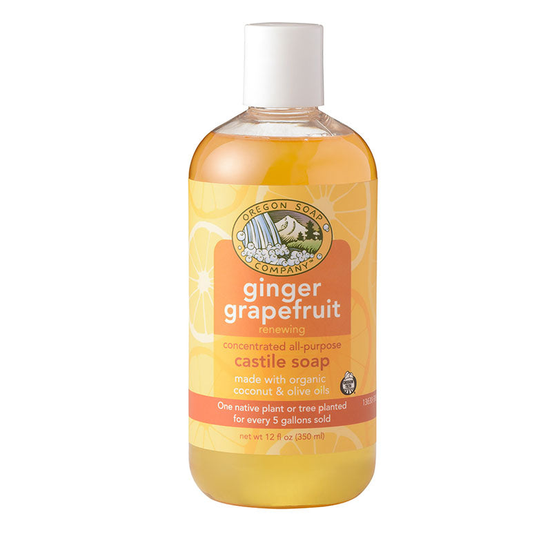 Ginger Grapefruit Liquid Organic Castile Soap