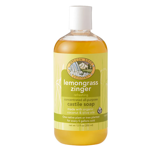 Lemongrass Zinger Liquid Organic Castile Soap