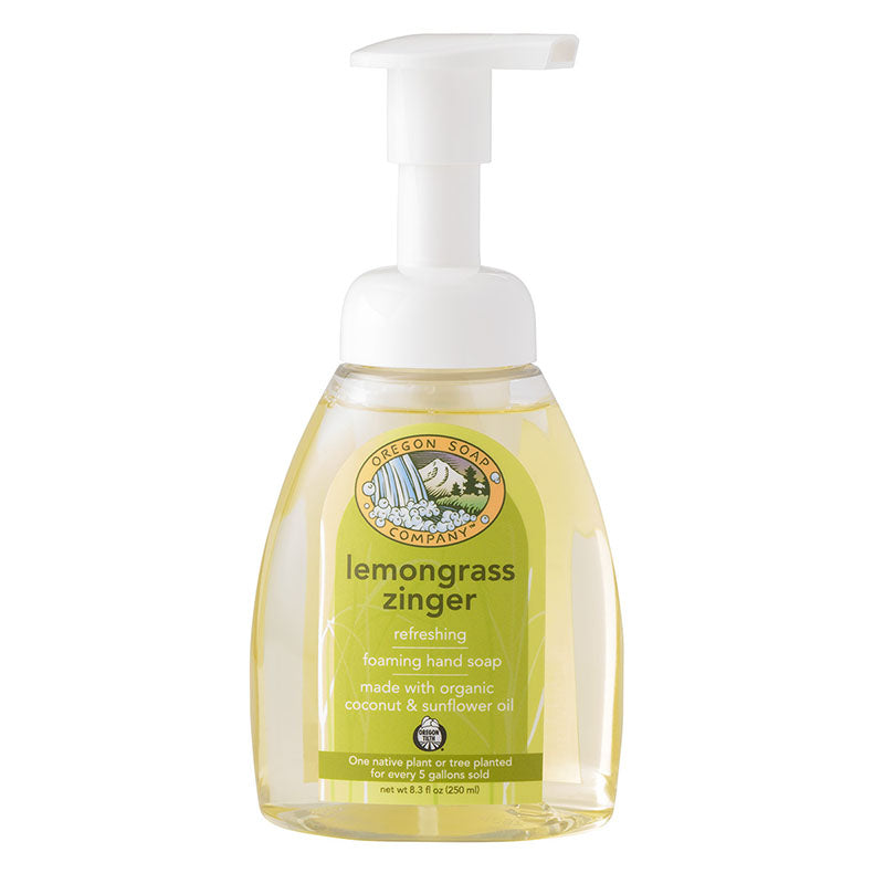 Plantlife Soap, Hand & Body, Foam, Lemongrass - 8.5 fl oz