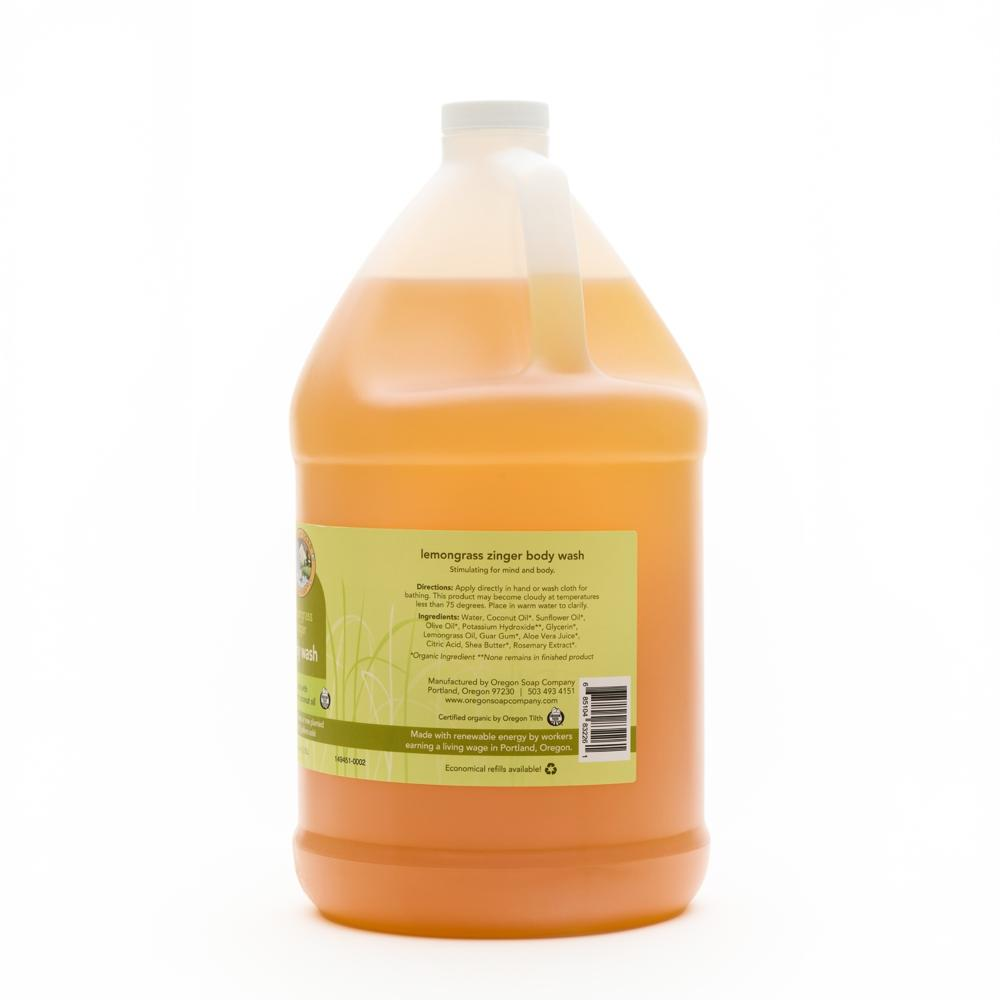 Lemongrass Zinger Natural Organic Body Wash