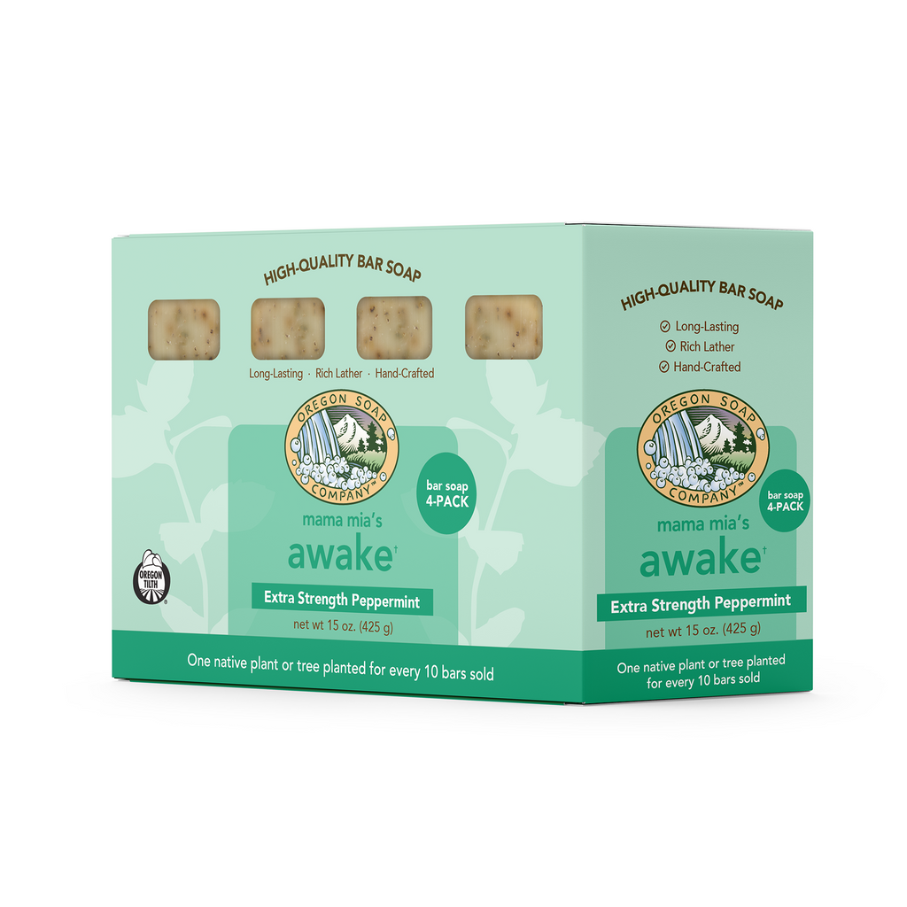 Mama Mia's Awake Organic Bar Soap, 4-pack – Oregon Soap Company