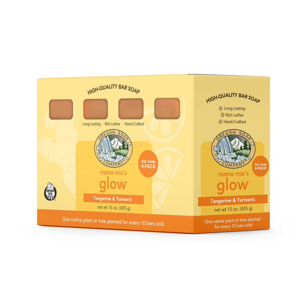 Mama Mia's Glow Organic Bar Soap, 4-pack – Oregon Soap Company