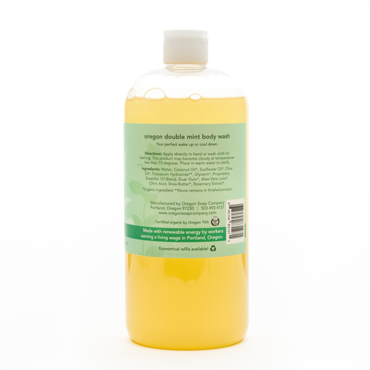 Oregon Double Mint Natural Organic Body Wash