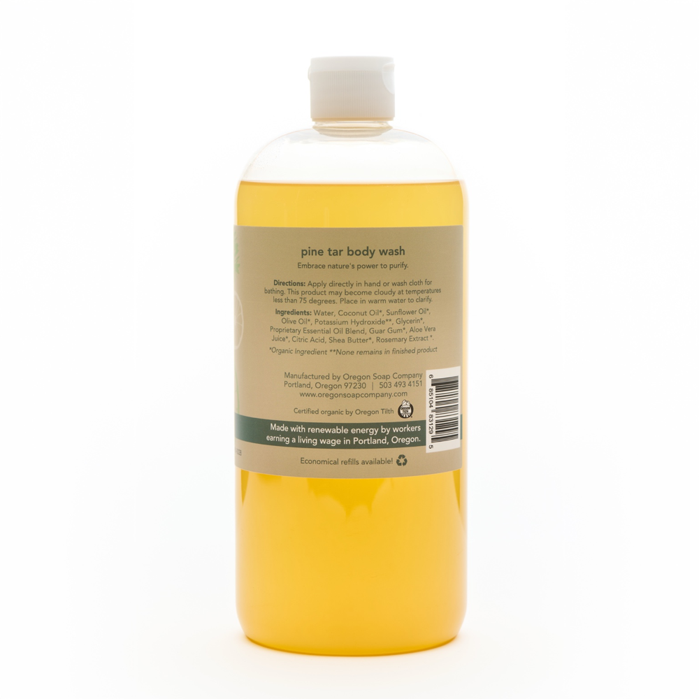 Pine Tar Natural Organic Body Wash