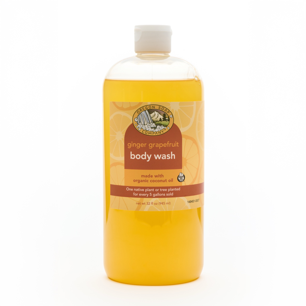 Ginger Grapefruit Natural Organic Body Wash