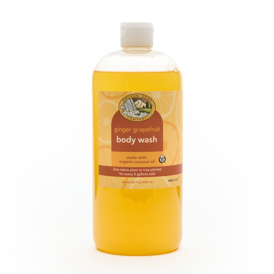 Ginger Grapefruit Natural Organic Body Wash