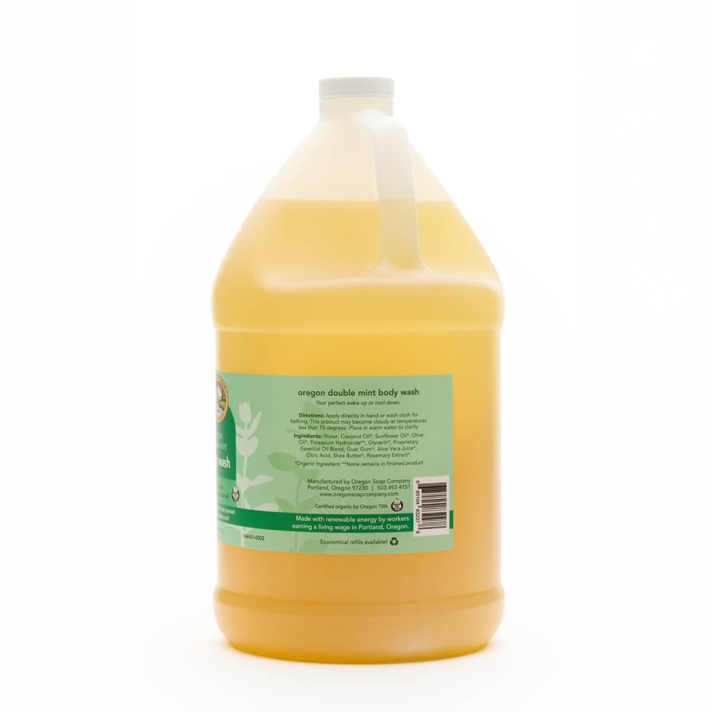 Oregon Double Mint Natural Organic Body Wash