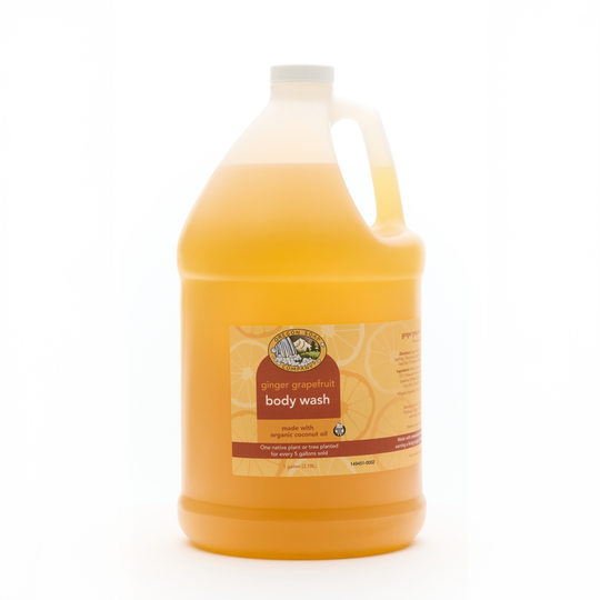 Ginger Grapefruit Natural Organic Body Wash