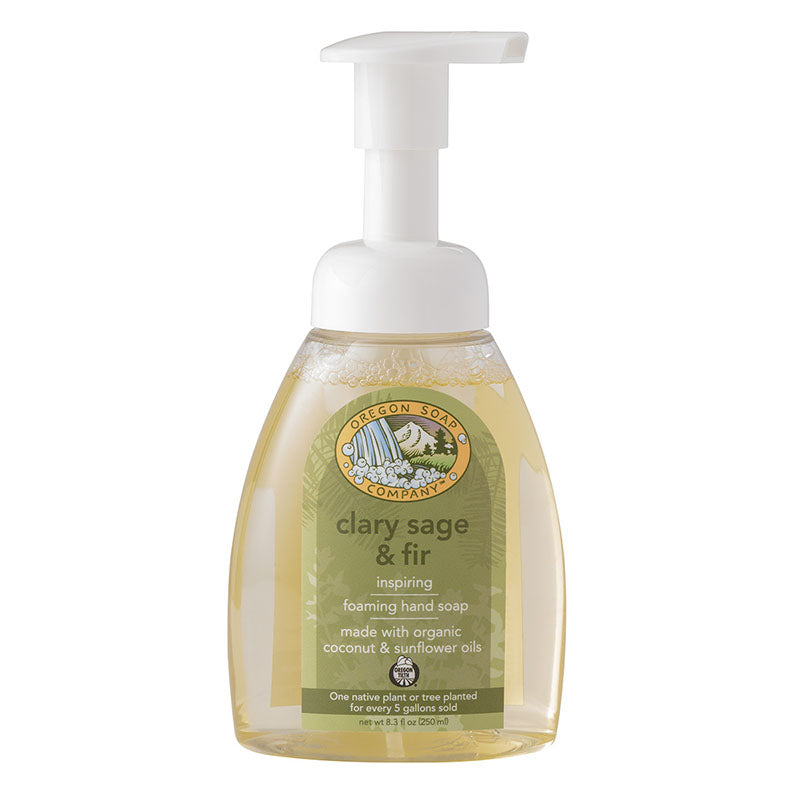 Clary Sage & Fir Foaming All Natural Organic Castile Hand Wash