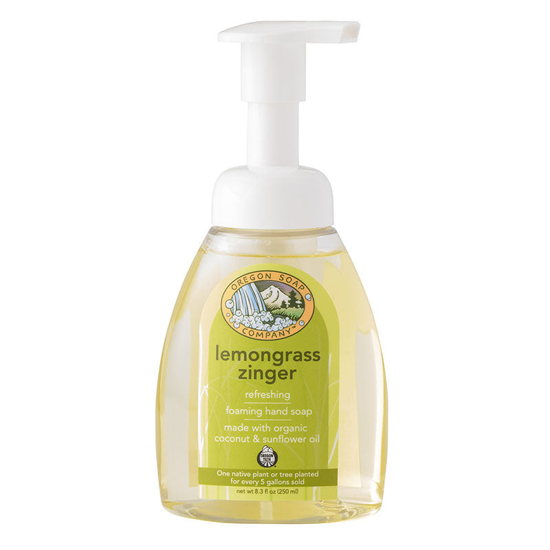 Lemongrass Zinger Foaming All Natural Organic Castile Hand Wash